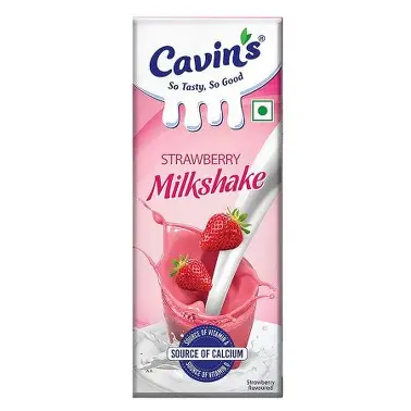 cavins milkshake strawberry