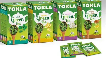 tokla green tea box